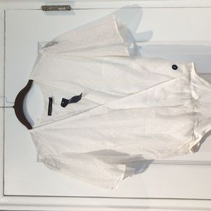 NWT White Abercrombie Bodysuit